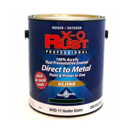 General Paint Rust Preventative Paint/Primer, Gloss, Water Base, Hunter Green, 1 gal 176835